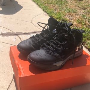 Black & Grey Under Armour High Tops